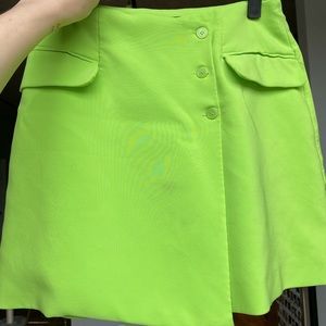 Lime Zara skirt + blazer bundle